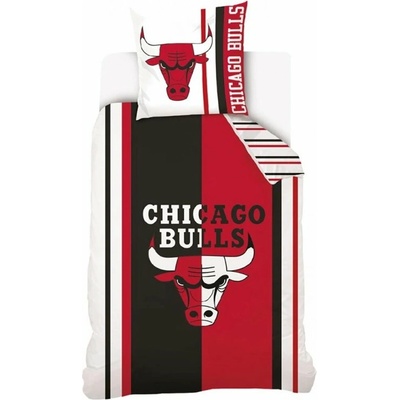 Carbotex bavlna obliečky Chicago Bulls 100% bavlna Renforcé 70x90 140x200