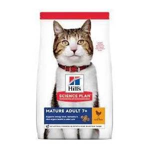 Hill's Hills Science Plan Mature Adult 7+ Chicken -за котки в напреднала възраст над 7 години с пиле 300gr