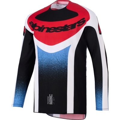 Alpinestars TECHSTAR KNIF černá/bílá/modrá/červená