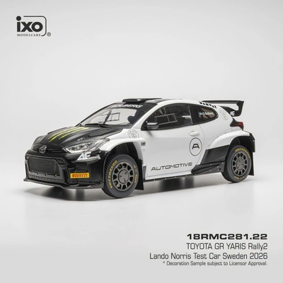 Toyota GR Yaris Rally2 Test Sweden 2026 Norris 1:18 IXO