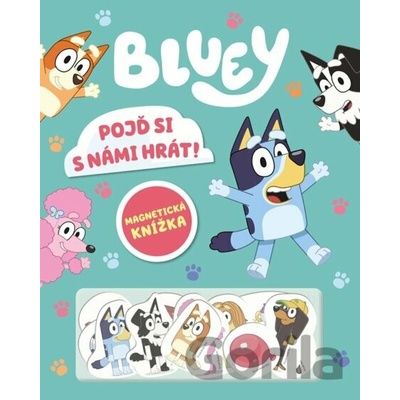 Bluey - Magnetická knížka - Pojď si s námi hrát! - Kolektiv