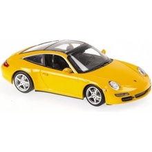 MINICHAMPS PORSCHE 911 TARGA2006YELLOW 1:43