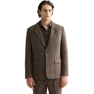 Scotch & Soda Сако Scotch & soda Yarn Dyed Blend Relaxed Fit blazer - Brown (Brown)