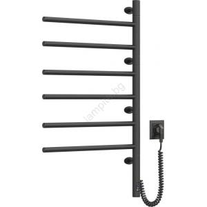 Vertaduro Vertaduro- Електрически въртящ се сушилник за кърпи с термостат ARA 105W/230V 82x49 cm IP44 черен (VR0100)