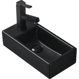 Mexen Inez 40x20 cm right matt black (21484085R)
