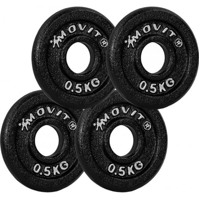 MOVIT sada závaží liatina 4 x 0,5 kg 31 mm