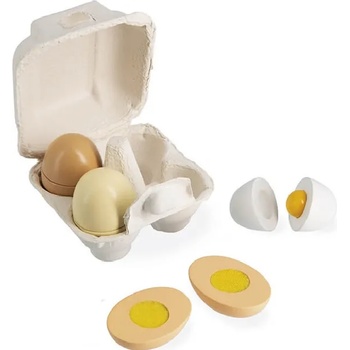 Image 1 of Janod Игрален комплект Janod - Дървени яйца (J06593)