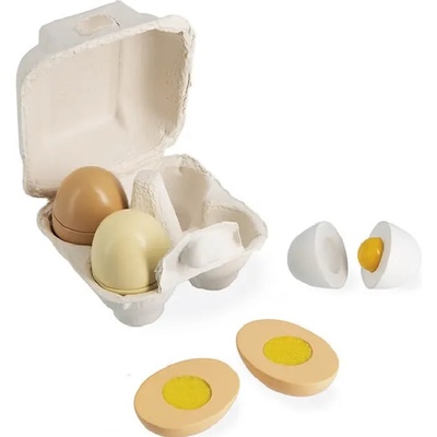 Janod Игрален комплект Janod - Дървени яйца (J06593)