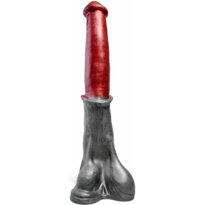 Sinnovator Stallion Horse Platinum Silicone Dildo 16 Inches