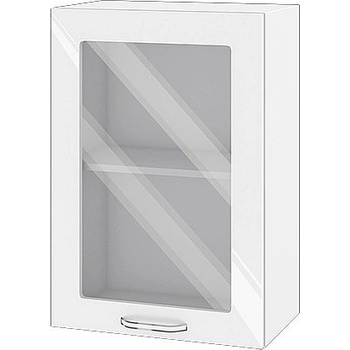 ИРИМ Горен кухненски шкаф Сити БФ-Бяло гланц-05-218 50 см