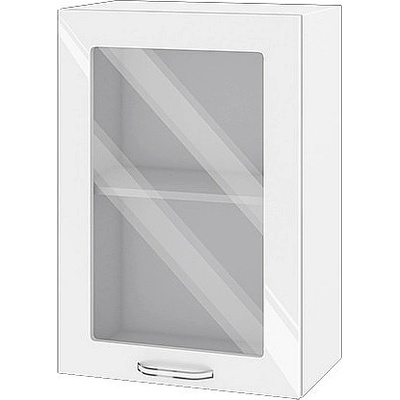 ИРИМ Горен кухненски шкаф Сити БФ-Бяло гланц-05-218 50 см