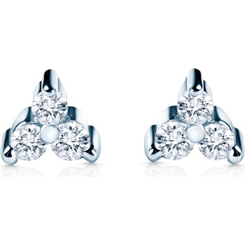 SAVICKI Обеци savicki: бяло злато, диаманти