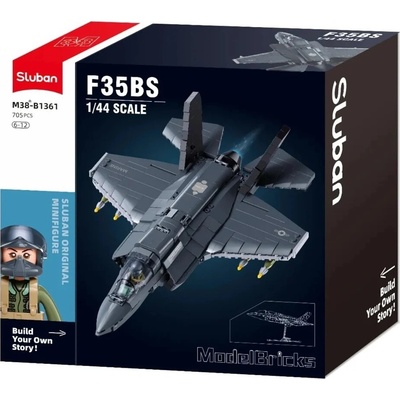 Sluban B1361 Stíhacie lietadlo F-35BS v mierke 1:44