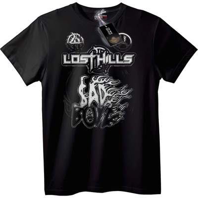 NOONEBRAND Тениска Lost Hills Лош момък - S, Black