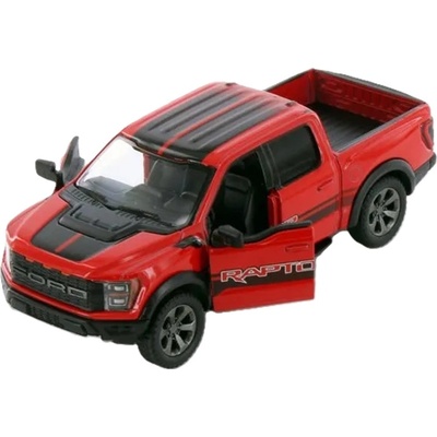 Kinsmart Метална количка Kinsmart Livery Edition - 2022 Ford F-150 Raptor, 1: 46, червена (54116)