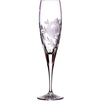 Bohemia Crystal Ručně broušené sklenice na šampaňské Rose 2 x 200 ml