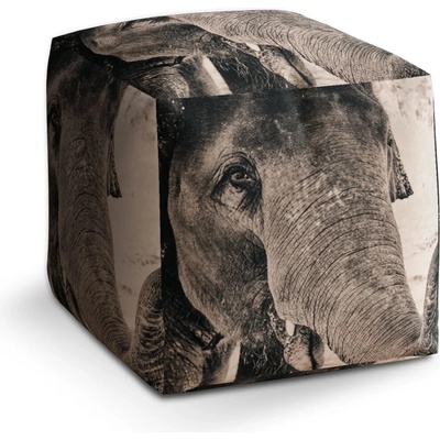Sablio Taburet Slon: 40x40x40 cm