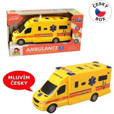 MaDe Sanitka Ambulance s českým hlasem na setrvačník 19 cm