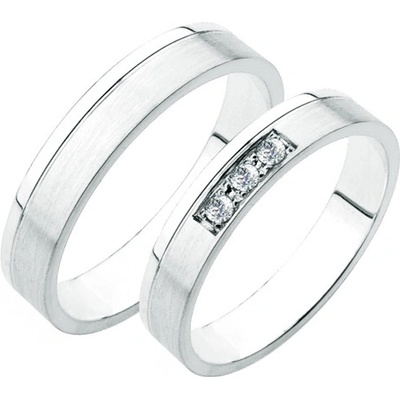 SP-227-Ag Stříbrné snubní prsteny