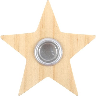 Spirit of Equinox Magic Spell Candles NATURALE STAR Svícen pro magické svíčky, 6 x 1,7 cm