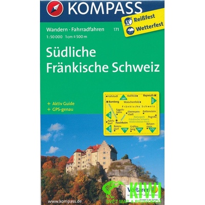 Südliche Frankische Schweiz 1:50 t. laminovaná