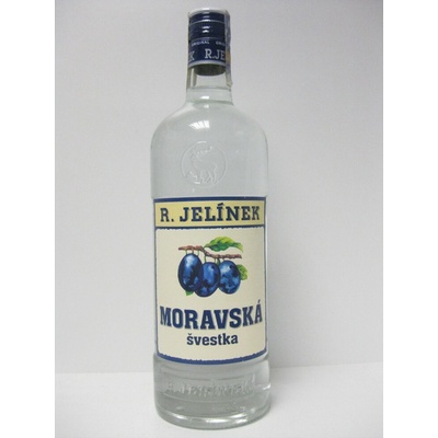 R. Jelínek Moravská Švestka 38% 1 l (holá láhev)
