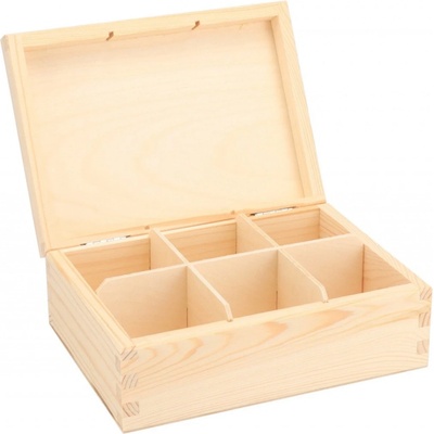 ČistéDřevo Dřevěná na Čaj 16 přihrádek