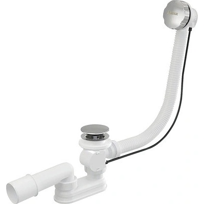 Ravak vaňový sifón Click Clack 800 s prepadom, chróm, X01472