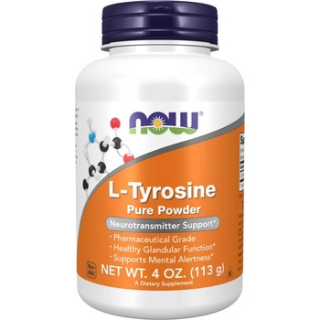 NOW NOW L-Tyrosine Powder, 113 g