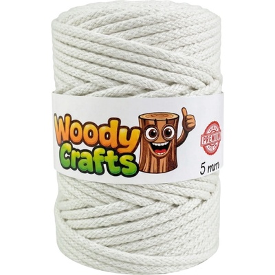 Woody Crafts Woody PREMIUM 5 mm (100m) - Bílá (White)