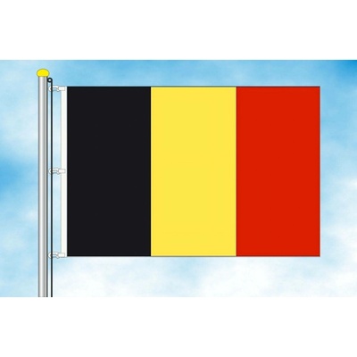 LIBEA, s.r.o. Vlajka Belgie Rozměr: 40×60 cm, Uchycení: Karabiny na stožár