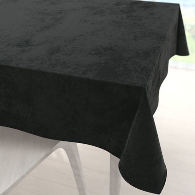 Biante Sametový čtvercový ubrus Velvet Premium SVP-014 Černozelený 110x110 cm