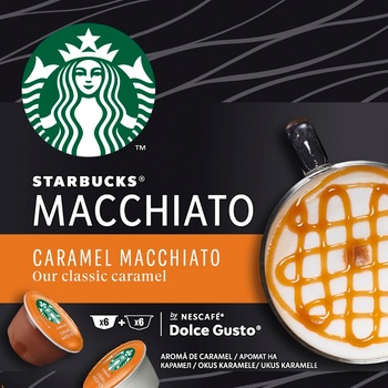 Starbucks Кафе капсули STARBUCKS - Caramel Macchiato, 6 напитки (12607113)