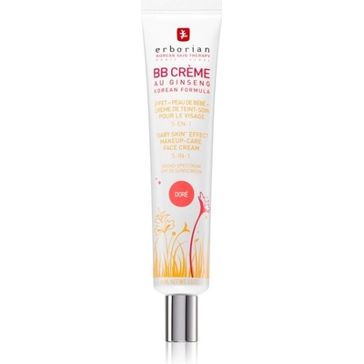 Erborian BB Cream tónovací krém pro dokonalý vzhled pleti SPF20 Doré 40 ml