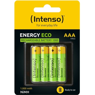Intenso Интензивна батерия 1000mAh AAA Ni-MH 4 бр. /пакет 7505214 (7505214)