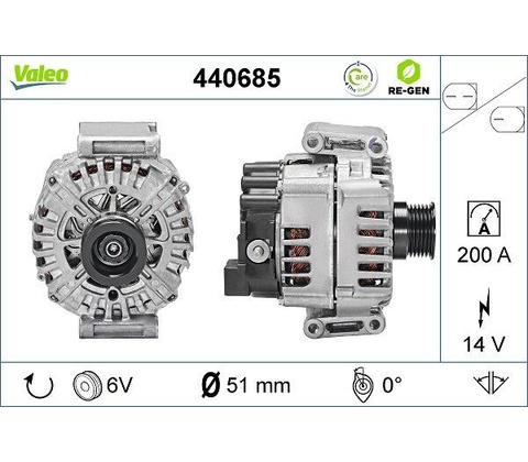 Alternátor VALEO 440685
