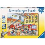Ravensburger Пъзел Ravensburger от 100 XXL части - Пожарна служба (7010822) - ozone
