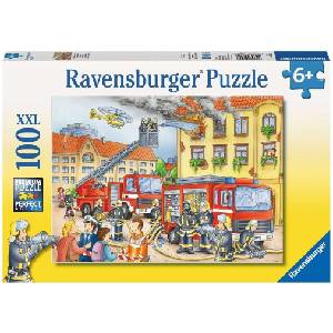Ravensburger Пъзел Ravensburger от 100 XXL части - Пожарна служба (7010822) - ozone