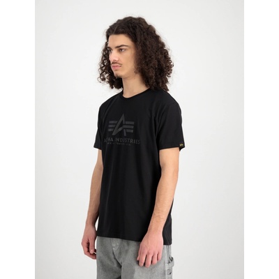 Alpha Industries Basic Big Logo T-Shirt Carbon black/black