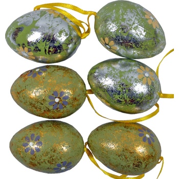 Vajíčka plastové závesné 4x6 cm