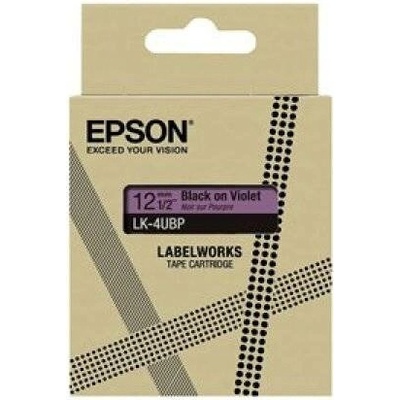 Epson LabelWorks LK-4UBP Černá na fialkové Role 1,2 cm x 8 m 1 kazeta