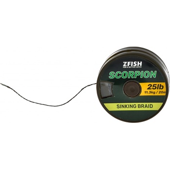 Zfish šňůra Scorpion Sinking Braid 20m 25lb