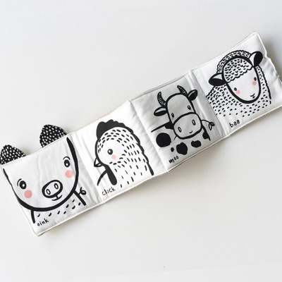 Wee Gallery Friendly Faces Farm Babys First Soft Book
