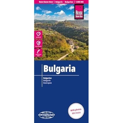 Reise Know-How Verlag mapa Bulgaria 1:400 t. voděodolná