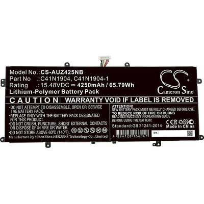 Cameron Sino Батерия за лаптоп ASUS ZenBook 13 UX325EA-AH77 C41N1904 LiPo 15, 48 V 4250mAh CAMERON SINO (CS-AUZ425NB)