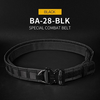 Opasok Wosport Střelecký Special Ops s Molle vazbou Černý