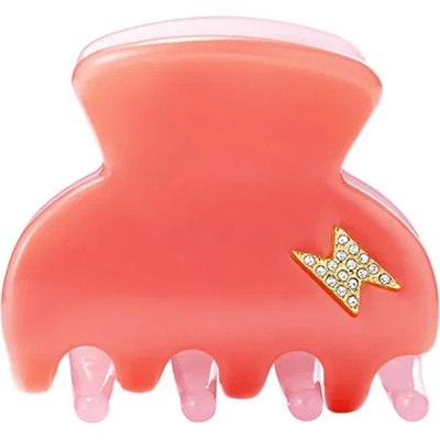 By Eloise London By Eloise Small Hair Claw Bolt Tortoise цвят Coral Blush
