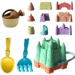Raya Toys Комплект играчки за пясък Raya Toys Замък с аксесоари, 13 части