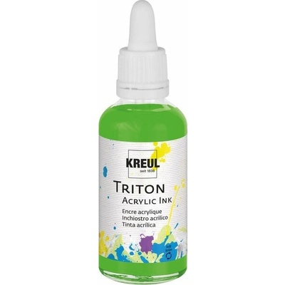 Kreul Triton akrylový atrament žltá zelená