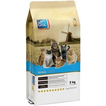Image 1 of Vobra Carocroc cat kitten - храна за малки котета от всички породи 4 седмици до 12 месеца, с пилешко месо, Холандия - 2 кг